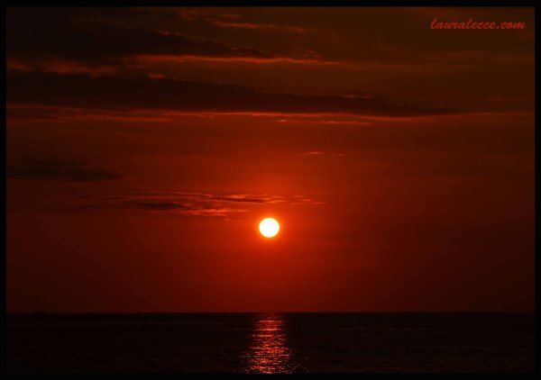 A Dark and Moody Sunset - Photograph by Laura Lecce